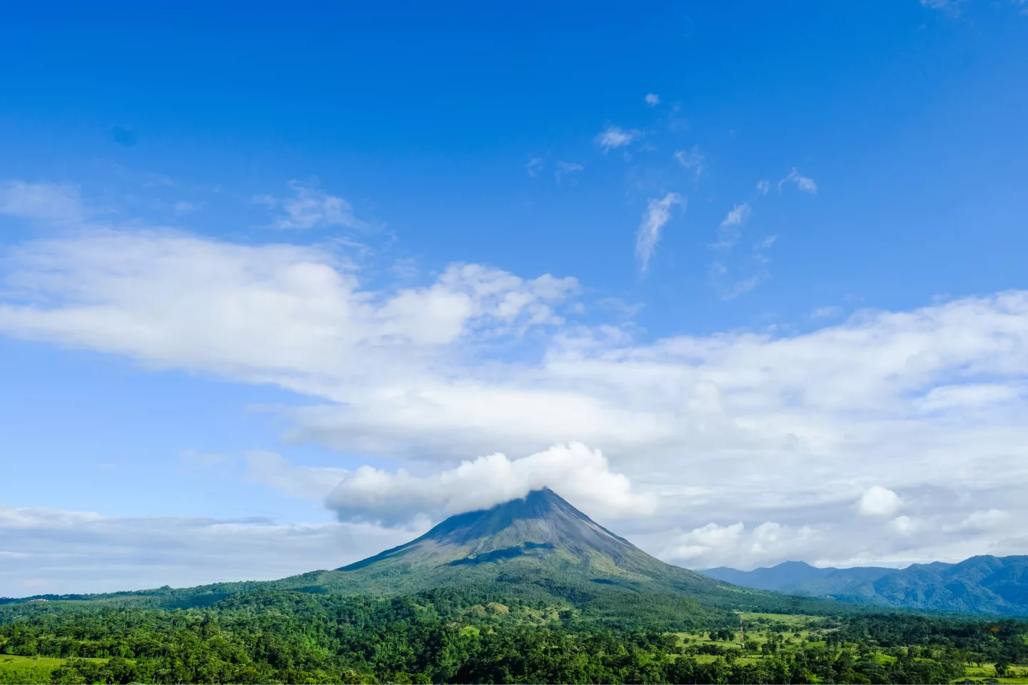 Volcanic landscape of Costa Rica